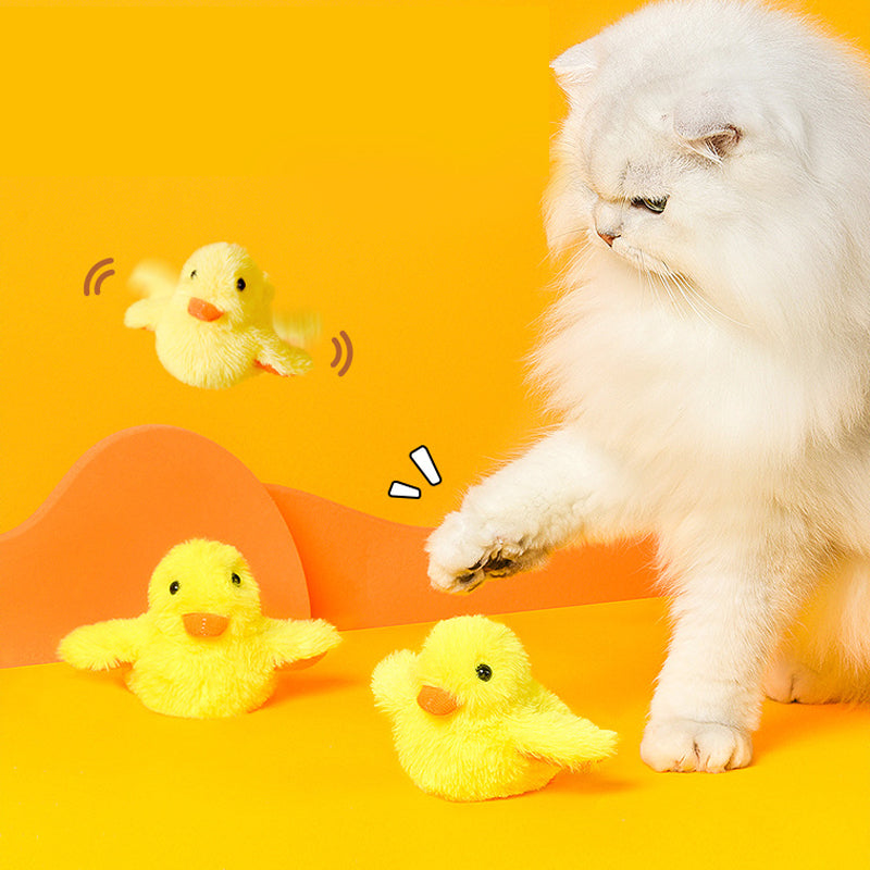 Flapping Duck Interactive Cat Toy, USB Rechargeable