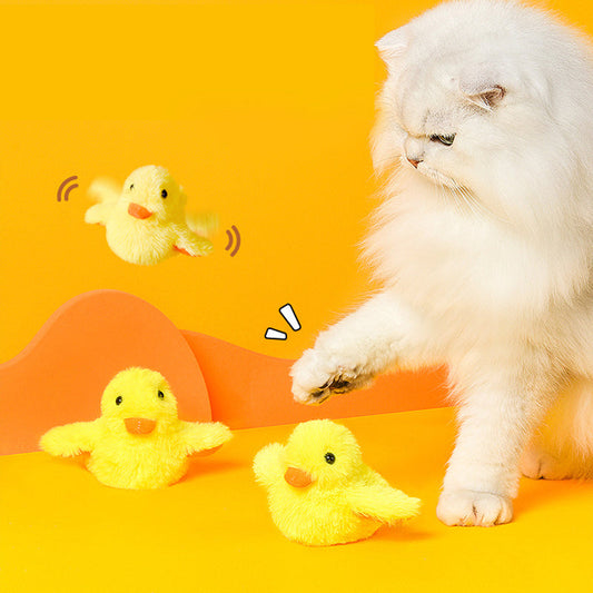 Flapping Duck Interactive Cat Toy, USB Rechargeable