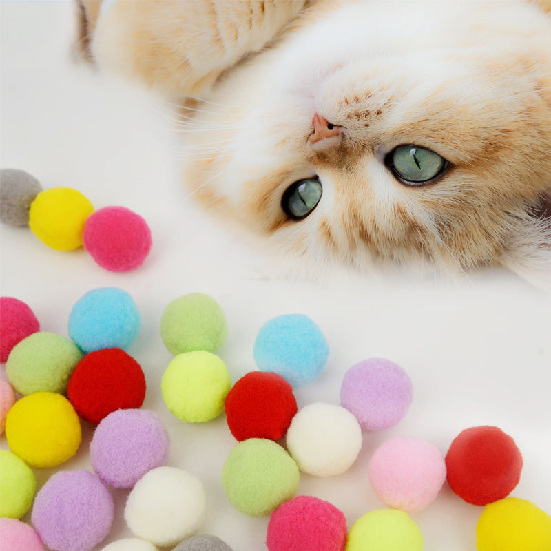 Silent Plush Cat Balls - Soft Quiet Play Set