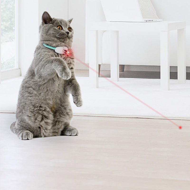Smart Laser Cat Collar - Hands-Free Interactive Toy