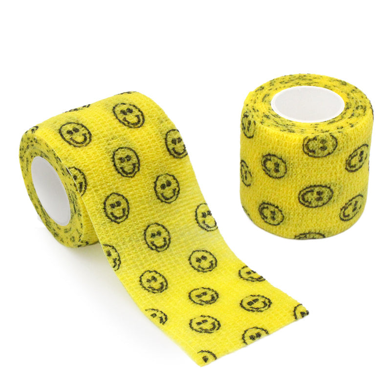 Self-Adhesive Pet Bandage Wrap - Paw Print Vet Tape