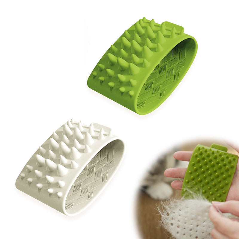 Silicone Hand Grooming Comb for Cats & Dogs