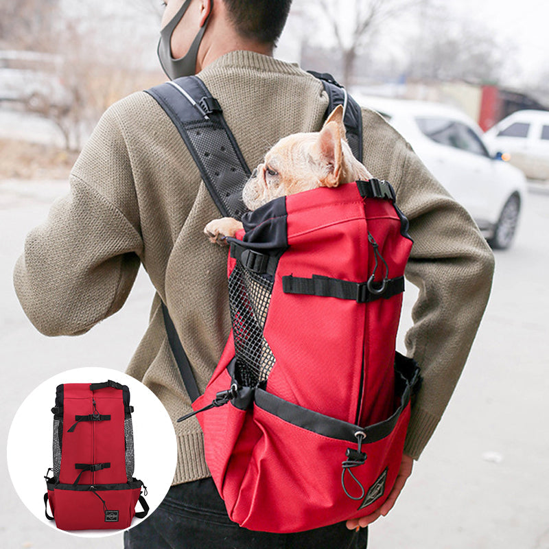 Front-Facing Dog Carrier Backpack with Legs Out