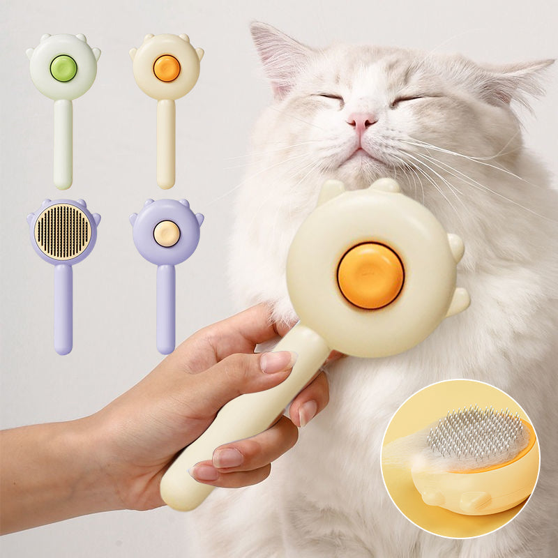 Self-Cleaning Slicker Brush for Dogs & Cats