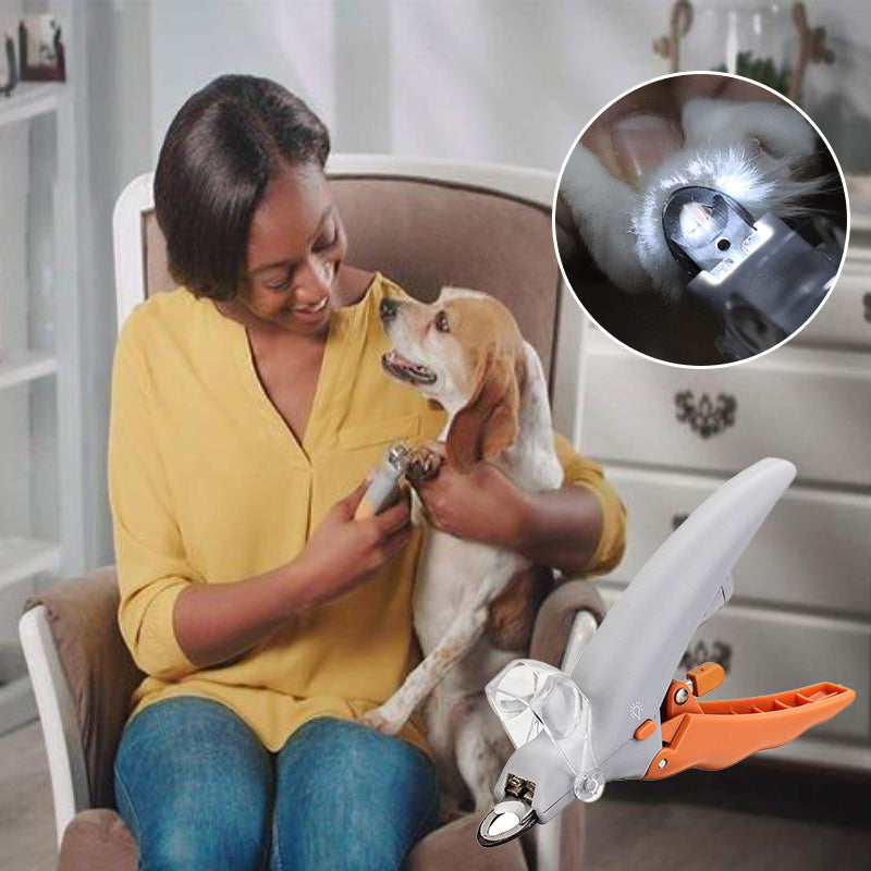 LED Pet Nail Clipper with 5X Magnifier