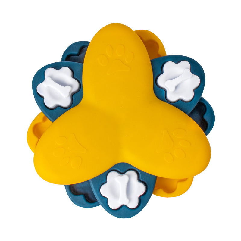 Spinning Puzzle Slow Feeder Bowl for Dogs