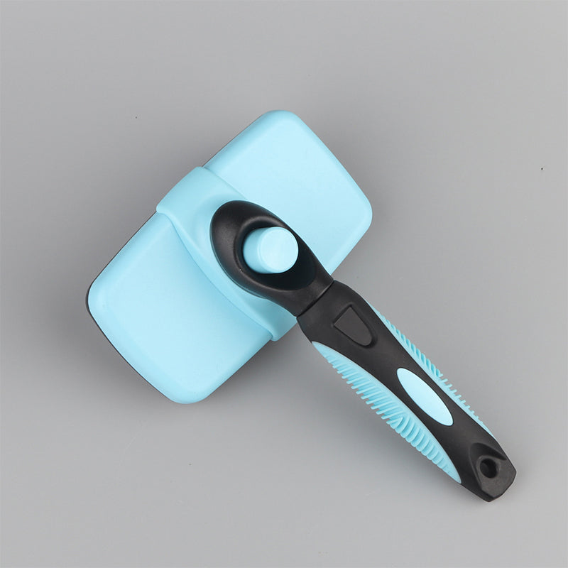 Self-Cleaning Slicker Brush for Shedding Dogs & Cats
