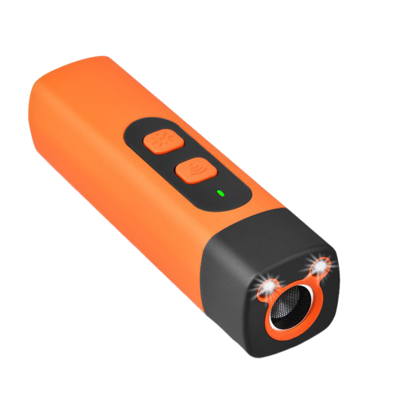 Rechargeable Ultrasonic Dog Bark Deterrent with Flashlight