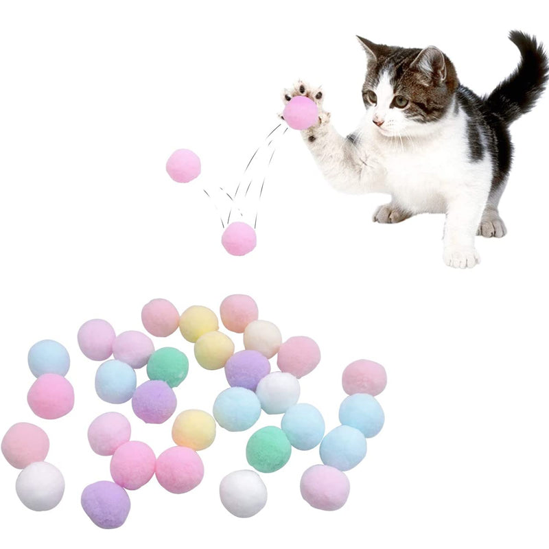 Silent Plush Cat Balls - Soft Quiet Play Set
