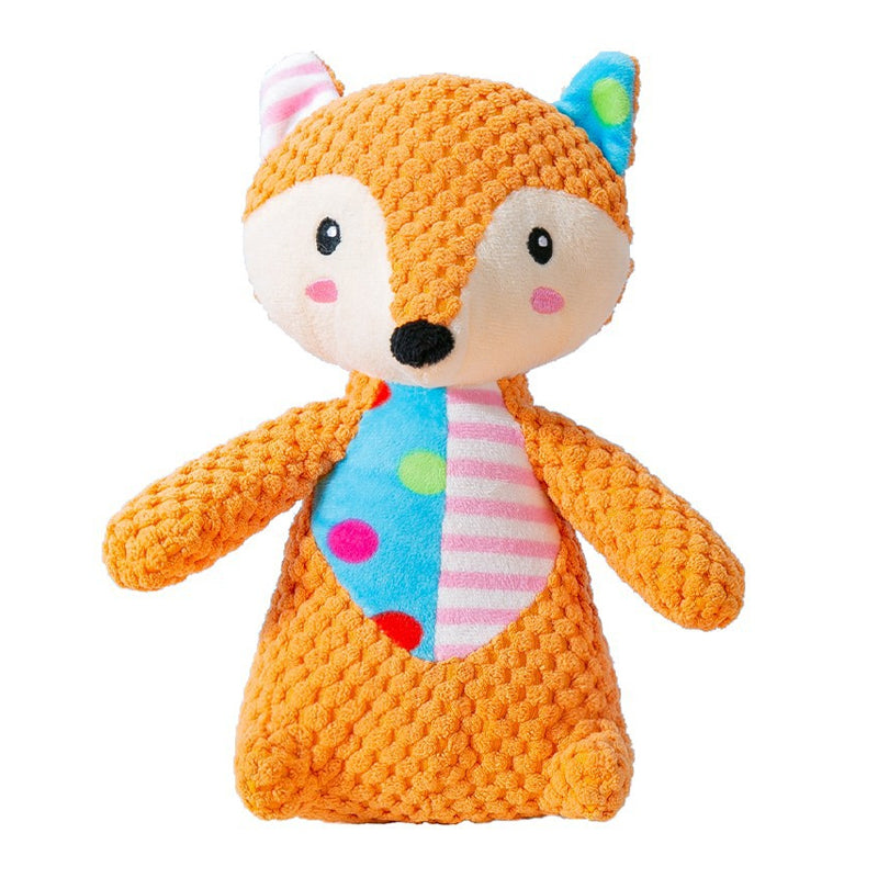 Corduroy Plush Squeaky Dog Toy with Crinkle