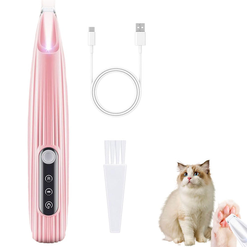 Quiet Paw Trimmer with LED Light for Dogs & Cats