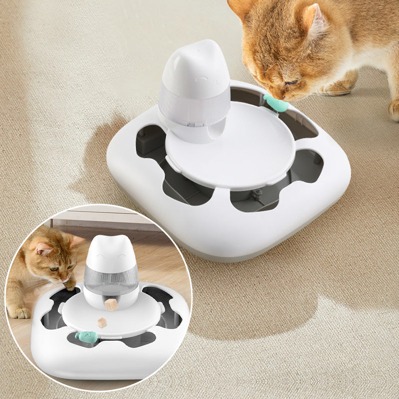 Automatic Hunting Toy & Treat Dispenser for Cats