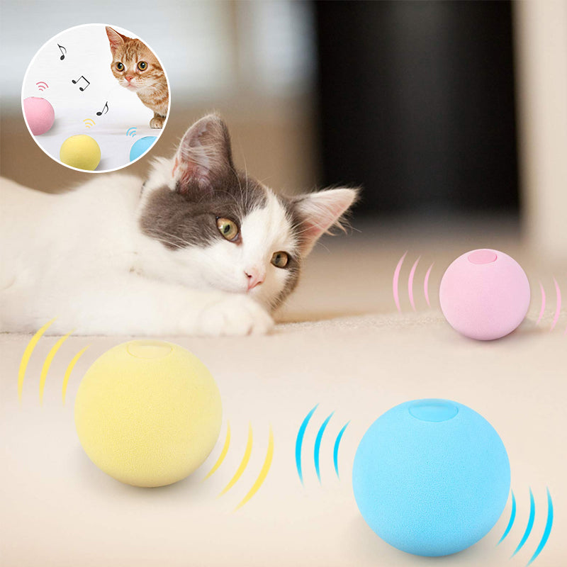 Smart Chirping Cat Ball - Touch-Activated Sounds