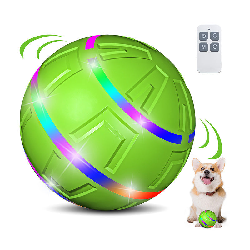 Interactive LED Motion Dog Ball - Self-Rolling Pet Toy