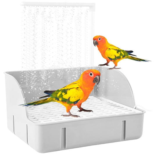 Automatic Bird Bath with Rain Shower & Water Circulation