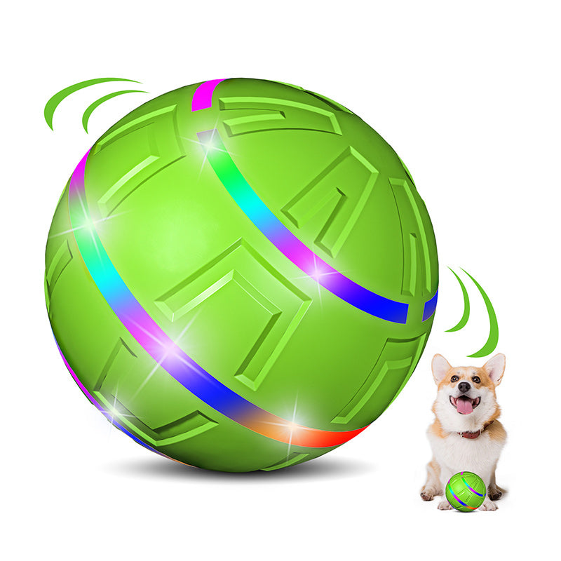 Interactive LED Motion Dog Ball - Self-Rolling Pet Toy