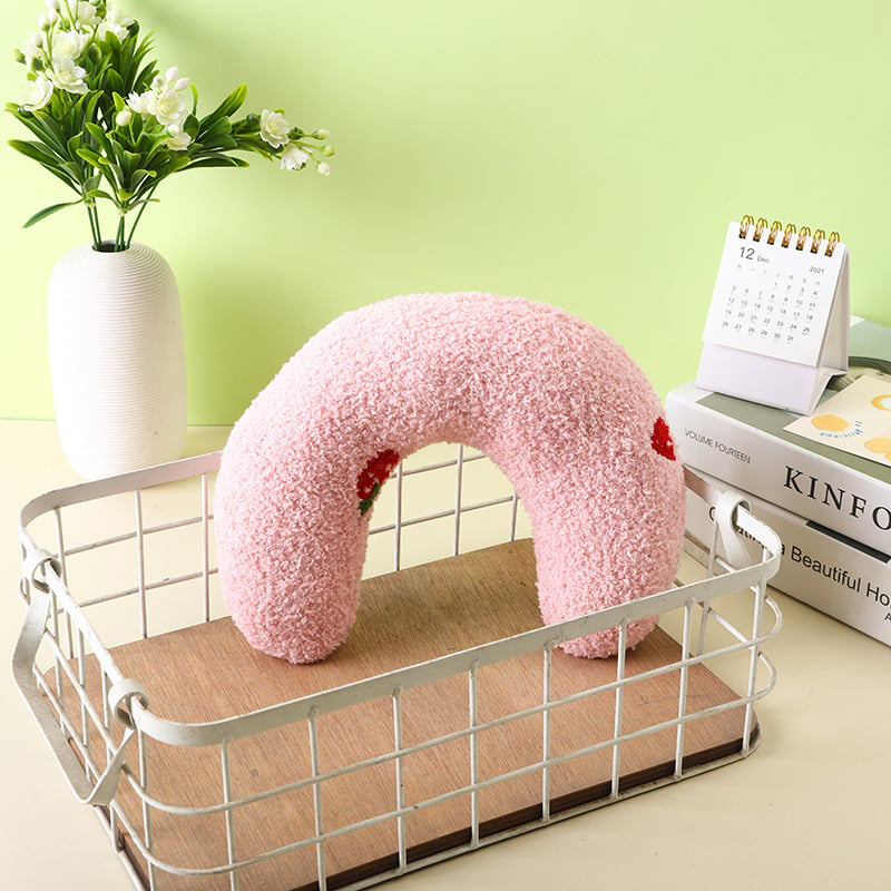 Calming Cat Neck Pillow - Fluffy U-Shaped Support