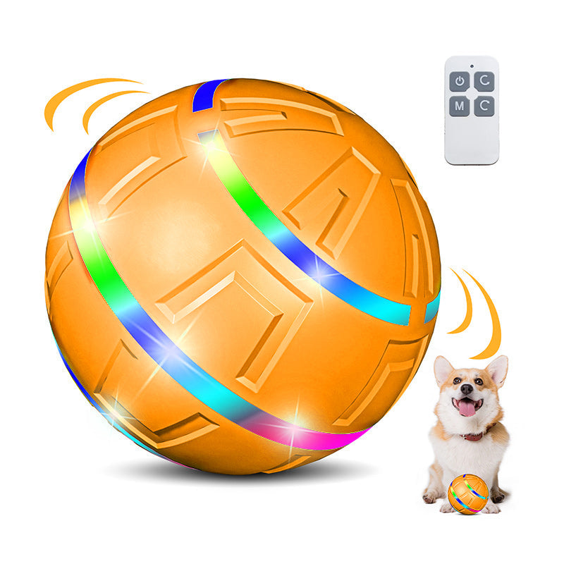Interactive LED Motion Dog Ball - Self-Rolling Pet Toy