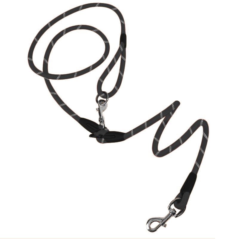 Hands-Free Reflective Rope Dog Leash for Walking & Running