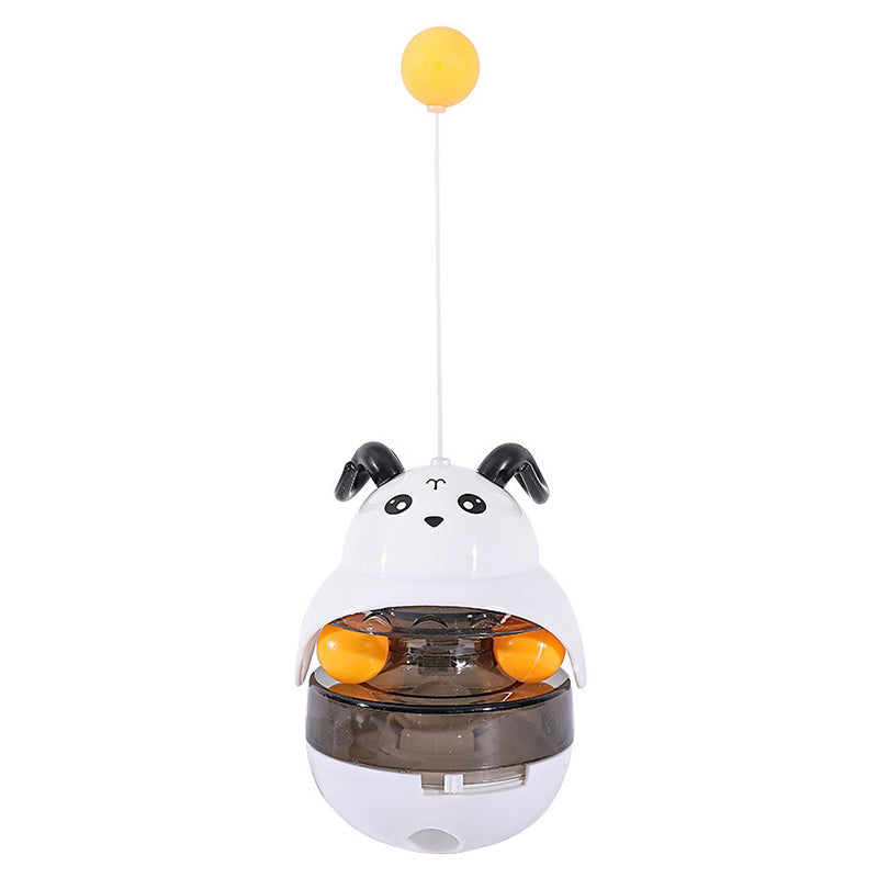 Interactive Cat Tumbler Treat Dispenser & Teaser Toy