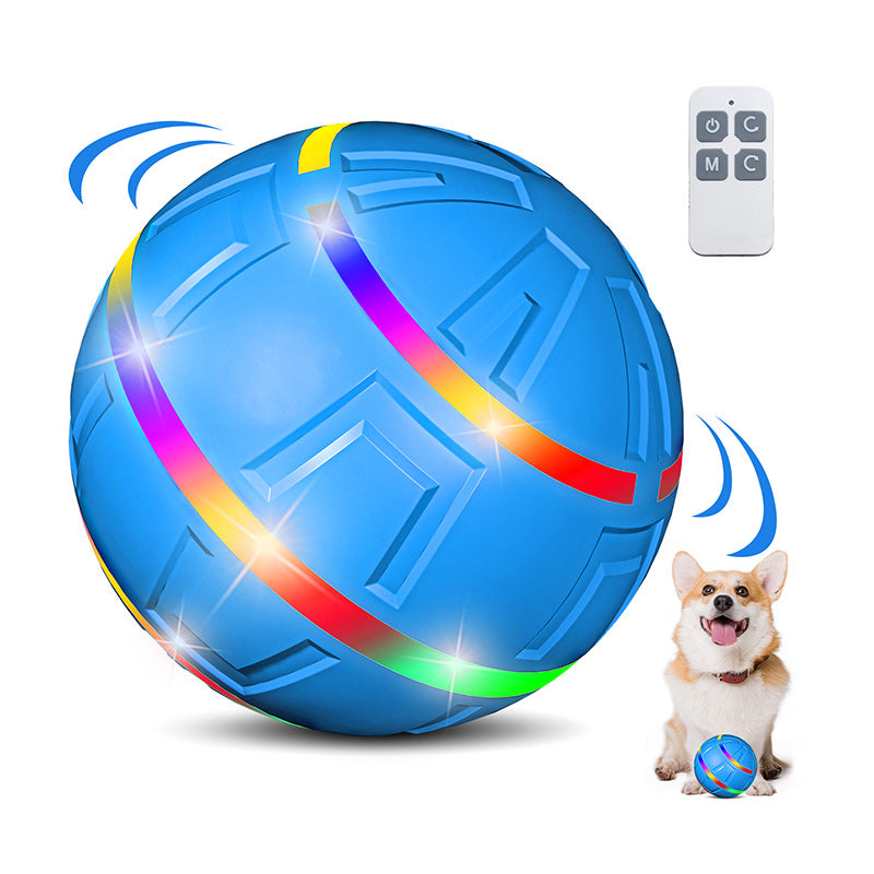 Interactive LED Motion Dog Ball - Self-Rolling Pet Toy
