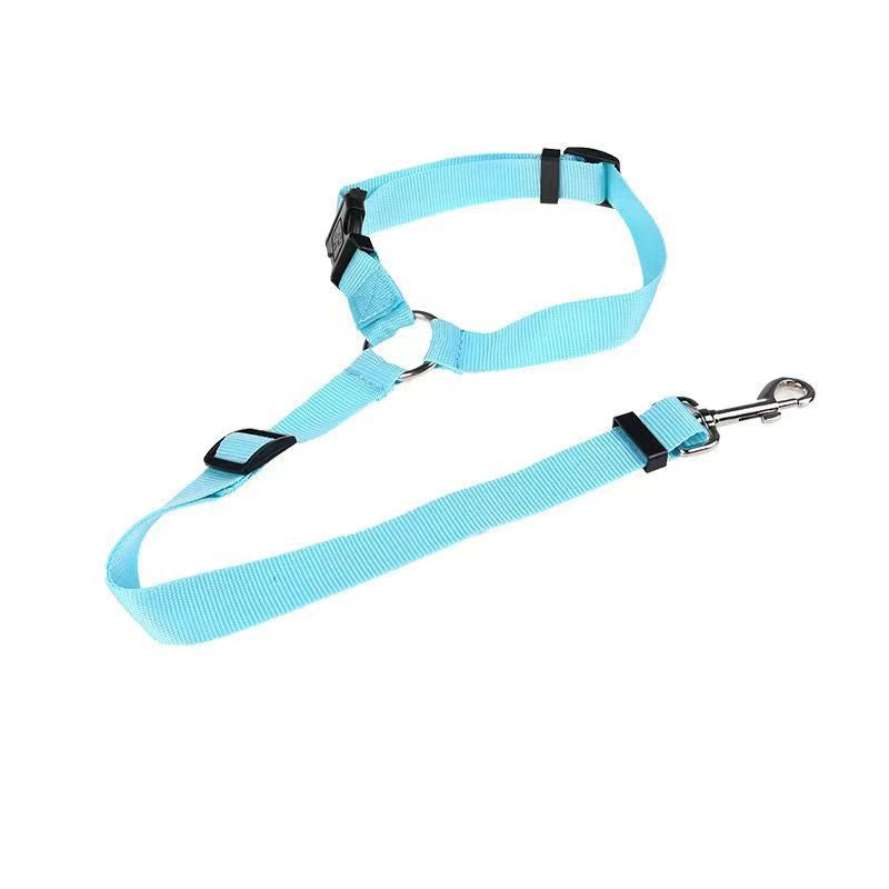 Adjustable Dog Car Seatbelt Headrest Restraint