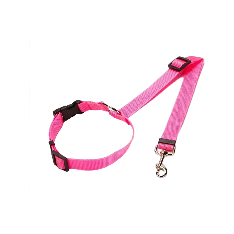Adjustable Dog Car Seatbelt Headrest Restraint