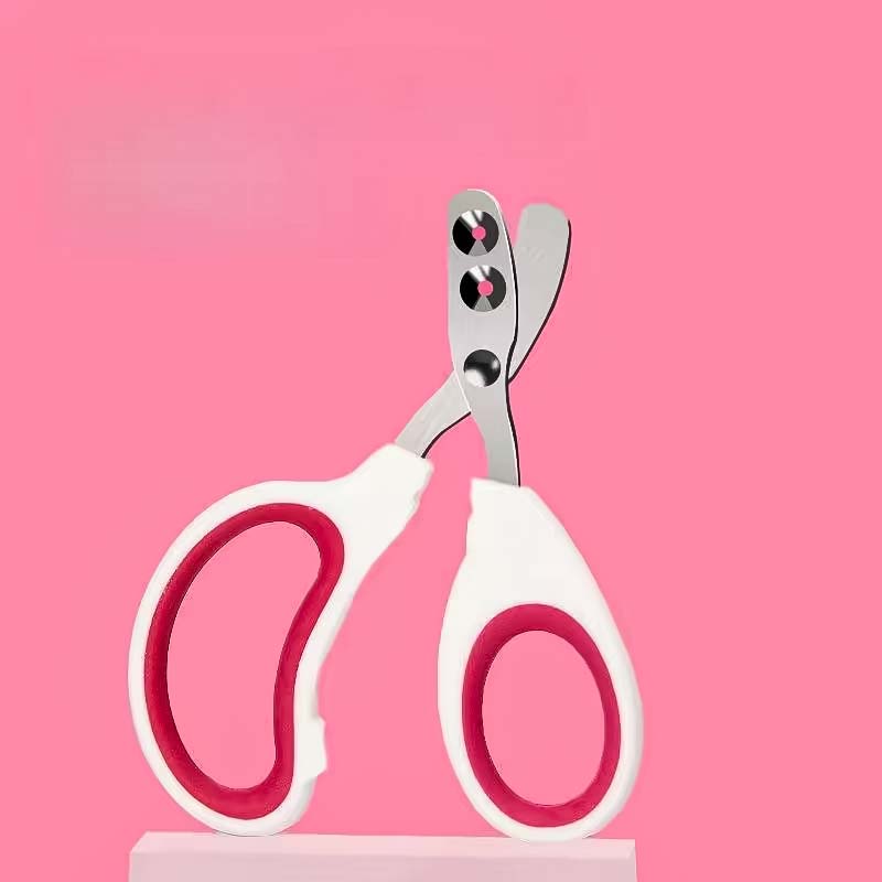Double-Hole Pet Nail Clipper for Cats & Small Dogs
