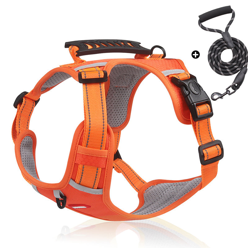 No-Pull Reflective Dog Harness & Leash Set