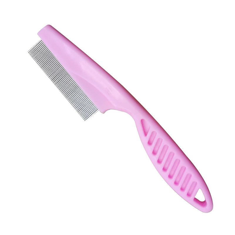 Stainless Steel Flea & Dander Comb for Cats and Dogs