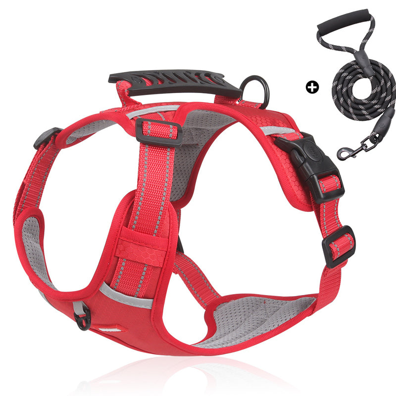 No-Pull Reflective Dog Harness & Leash Set