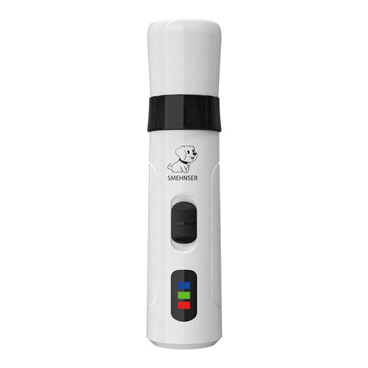 LED Pet Nail Grinder - Quiet Rechargeable Paw Trimmer